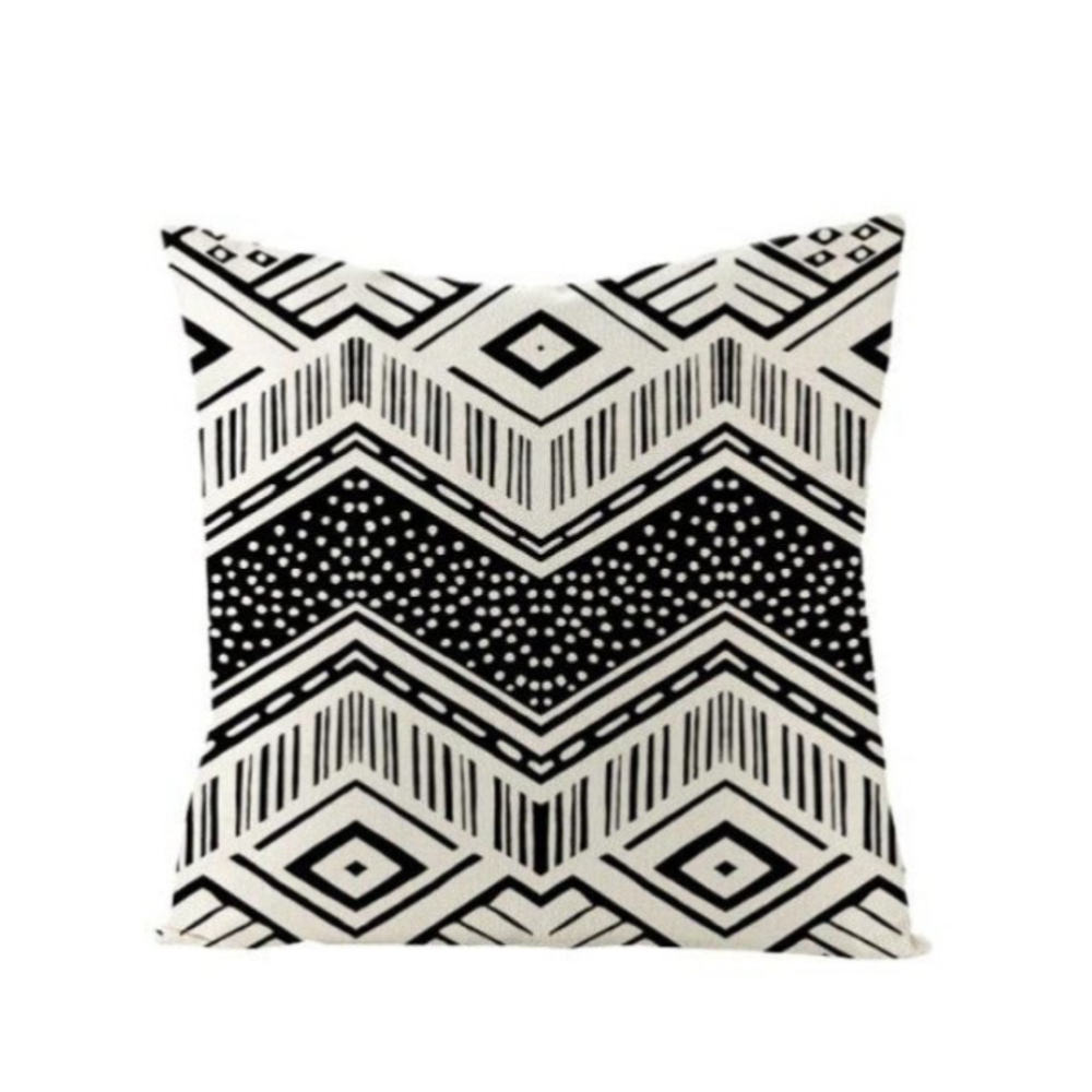 Abstract Bohemian Pattern Pillow Cover